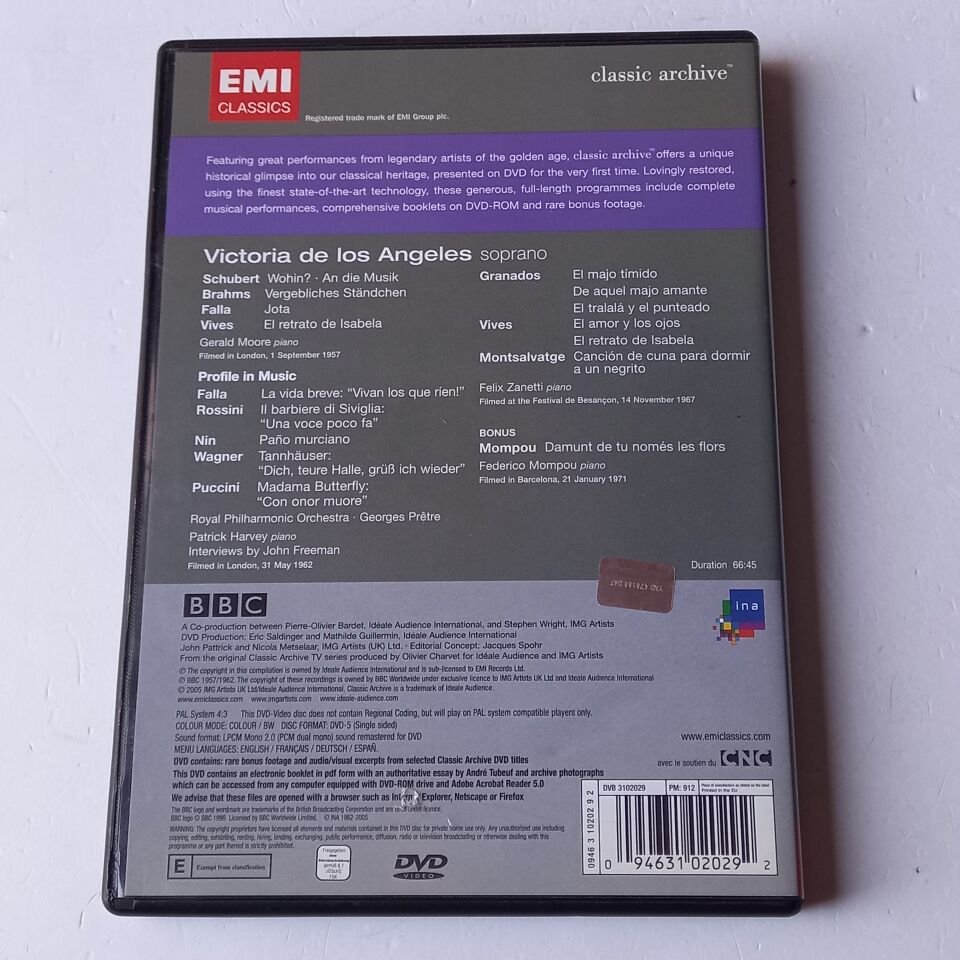 VICTORIA DE LOS ANGELES - DVD 2.EL