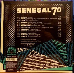 SENEGAL 70 VARIOUS ARTISTS RECORDINGS FROM THE 70'S 2LP ANALOG AFRICA SFR