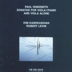 KIM KASHKASHIAN - HINDEMITH SONATAS FOR VIOLA & PIANO (1988) - 3LP BOX ECM RECORDS ECM NEW SERIES SIFIR PLAK