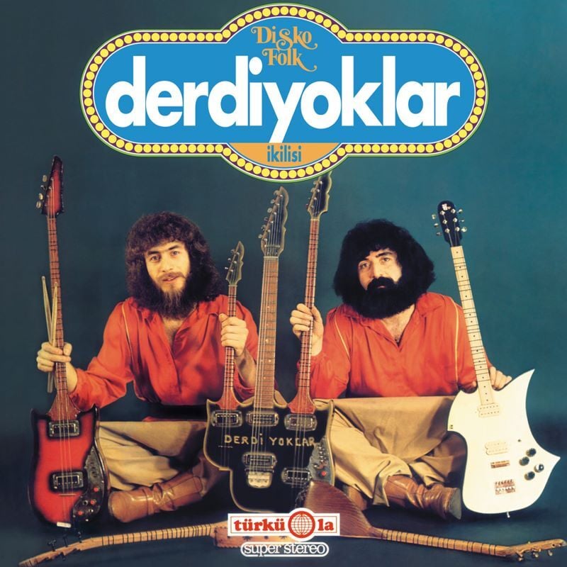 DERDİYOKLAR İKİLİSİ - DİSKO FOLK (1980) - LP 2025 BASIM SIFIR PLAK