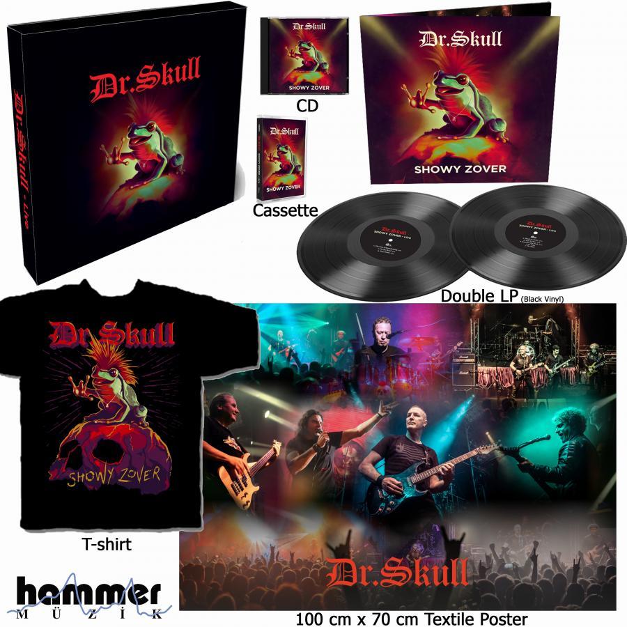 DR. SKULL - SHOWY ZOVER (2021) - 2LP BLACK VINYL EDITION + XXL T-SHIRT BOX SET SIFIR PLAK