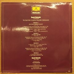DAVID OISTRAKH THE GREAT VIOLIN CONCERTOS MOZART BRAHMS TCHAIKOVSKY 1979 2.EL 2PLAK