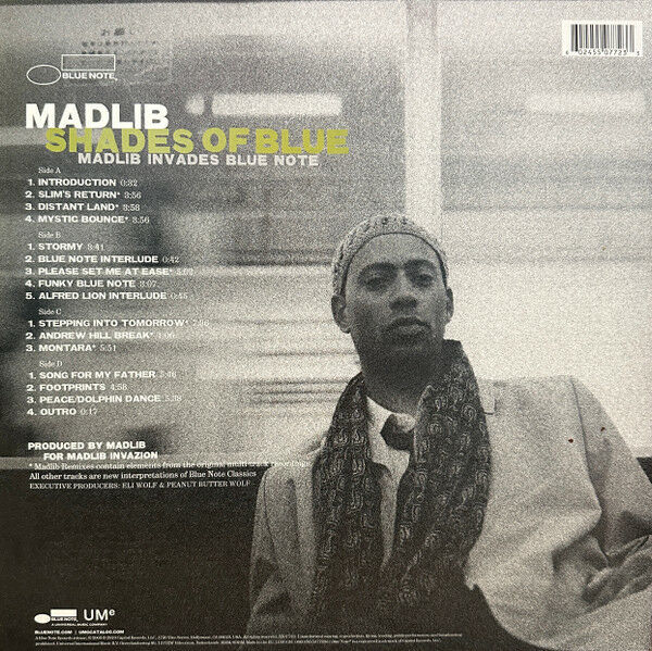 MADLIB - SHADES OF BLUE (2003) - 2LP 180GR BLUE NOTE CLASSIC VINYL SERIES 2023 EDITION SIFIR PLAK