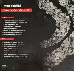 MADONNA - FINALLY ENOUGH LOVE / #1'S REMIXED (2022) - 2xLP SIFIR PLAK