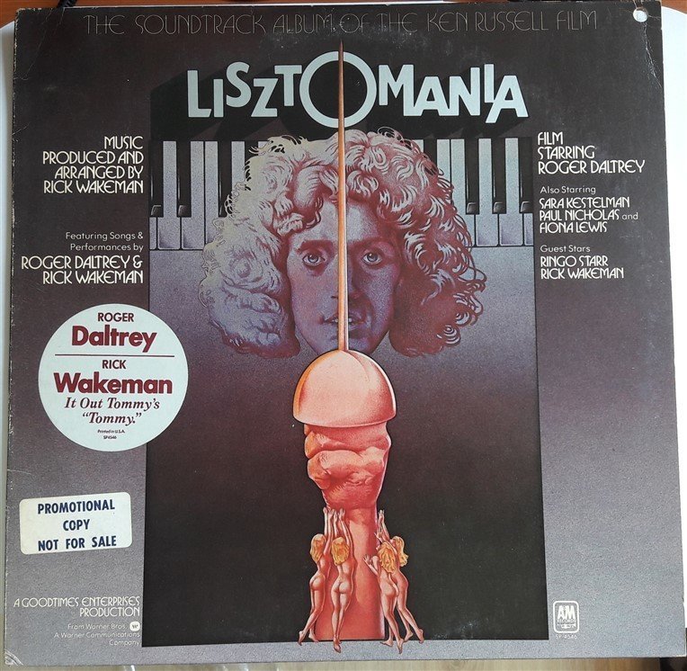 LISZTOMANIA - SOUNDTRACK - (1975) RICK WAKEMAN, ROGER DALTREY - 2.EL PLAK