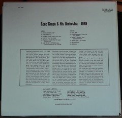 GENE KRUPA & HIS ORCHESTRA - 1949 - 2.EL PLAK