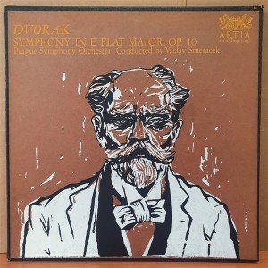 DVORAK: SYMPHONY IN E FLAT MAJOR, OP. 10 / PRAGUE SYMPHONY ORCHESTRA CONDUCTED BY VACLAV SMETACEK (1965) - LP 2.EL PLAK