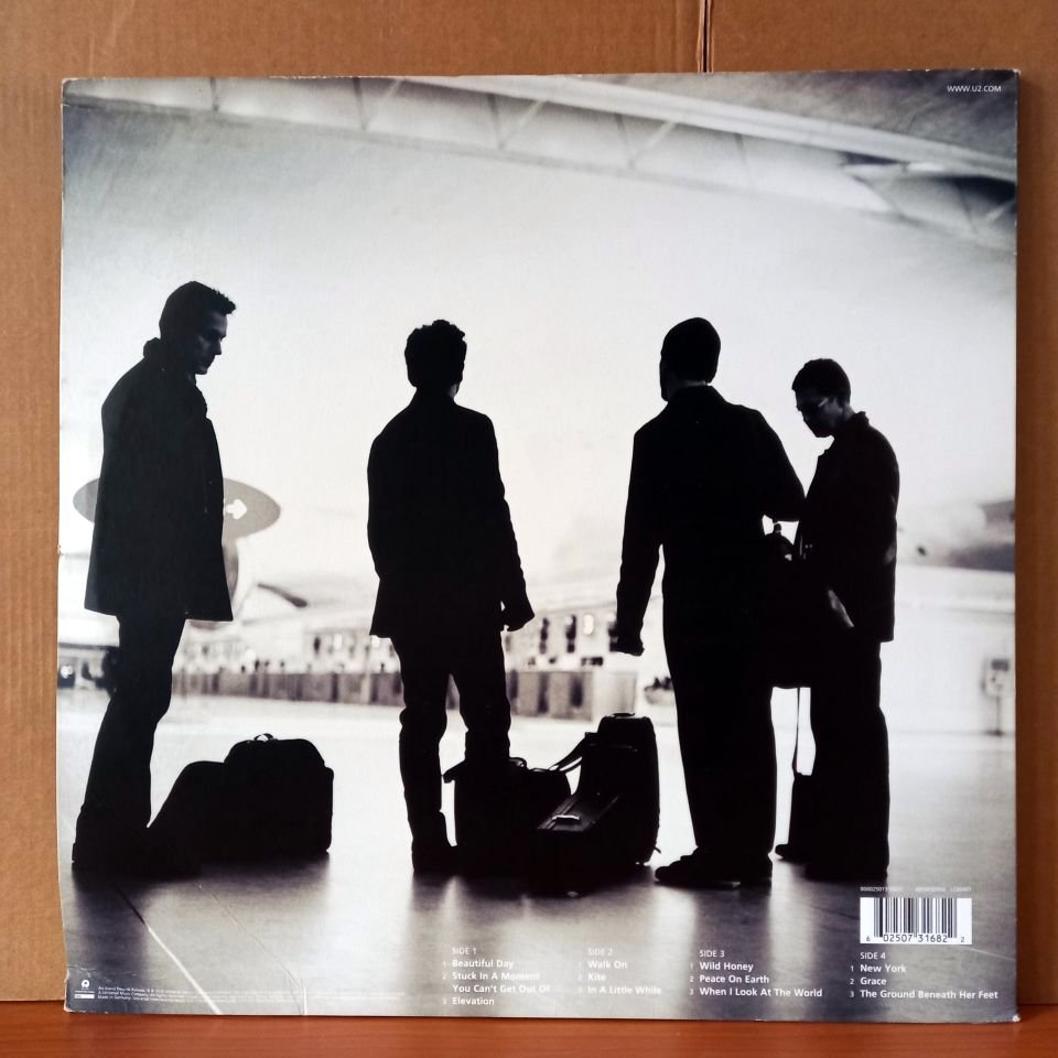 U2 – ALL THAT YOU CAN'T LEAVE BEHIND (2000) - 2LP 2020 20TH ANNIVERSARY REMASTERED REISSUE 2.EL PLAK