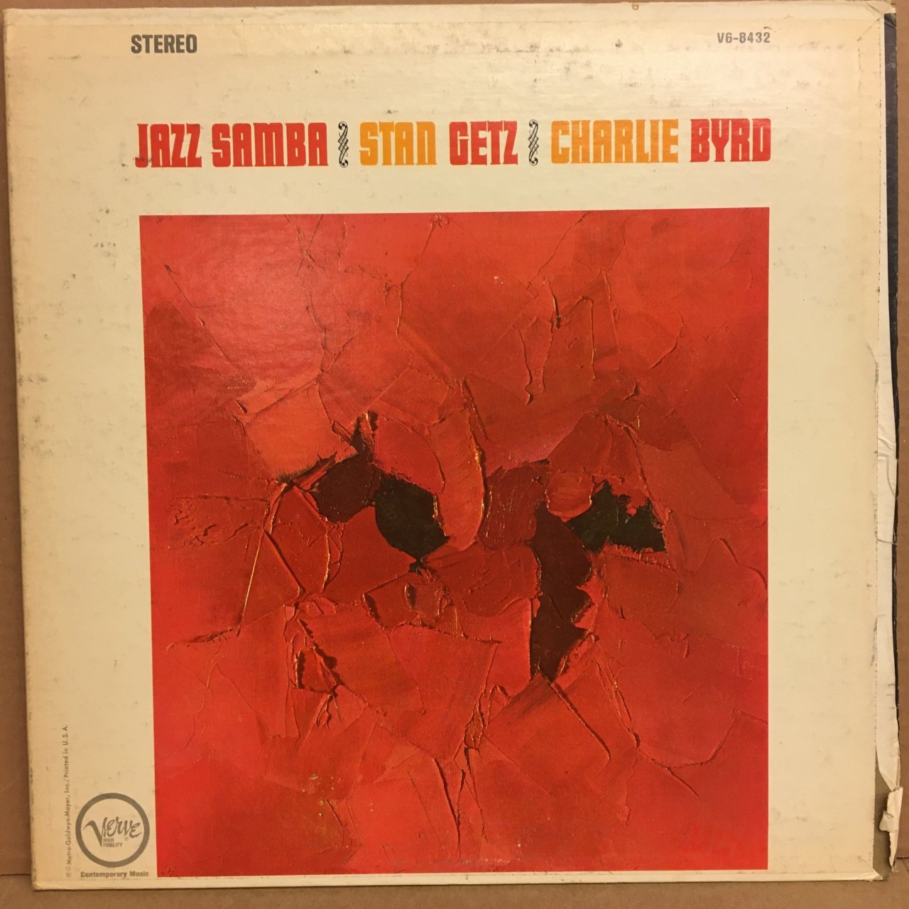 STAN GETZ & CHARLIE BYRD - JAZZ SAMBA 2.EL PLAK