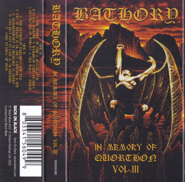 BATHORY – IN MEMORY OF QUORTHON VOL. III (2022) - KASET REISSUE SIFIR