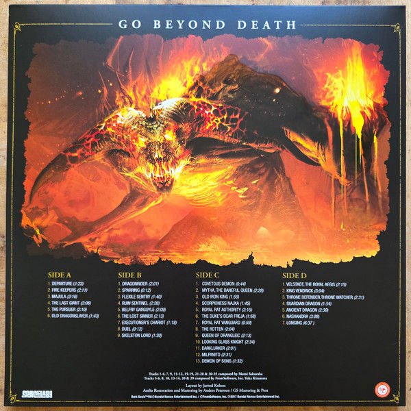 DARK SOULS II ORIGINAL GAME SOUNDTRACK - YUKA KITAMURA, MOTOI SAKURABA (2016) - 2022 2LP COLORED SIFIR PLAK