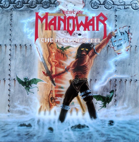 MANOWAR – BEST OF MANOWAR - THE HELL OF STEEL (2025) - 2LP LIMITED EDITION NUMBERED SILVER VINYL SIFIR PLAK