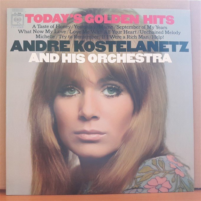 ANDRE KOSTELANETZ - TODAY'S GOLDEN HITS - LP 2.EL PLAK