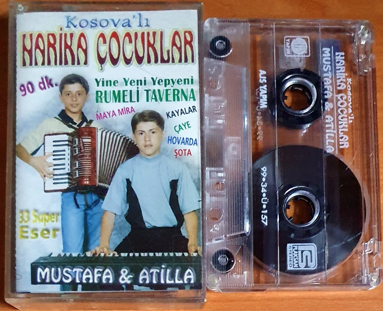 KOSOVALI HARİKA ÇOCUKLAR / MUSTAFA & ATİLLA (1999) - KASET 2.EL