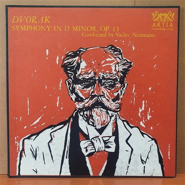 DVORAK: SYMPHONY IN D MINOR, OP. 13 / CONDUCTED BY VACLAV NEUMAN (1960) - LP 2.EL PLAK