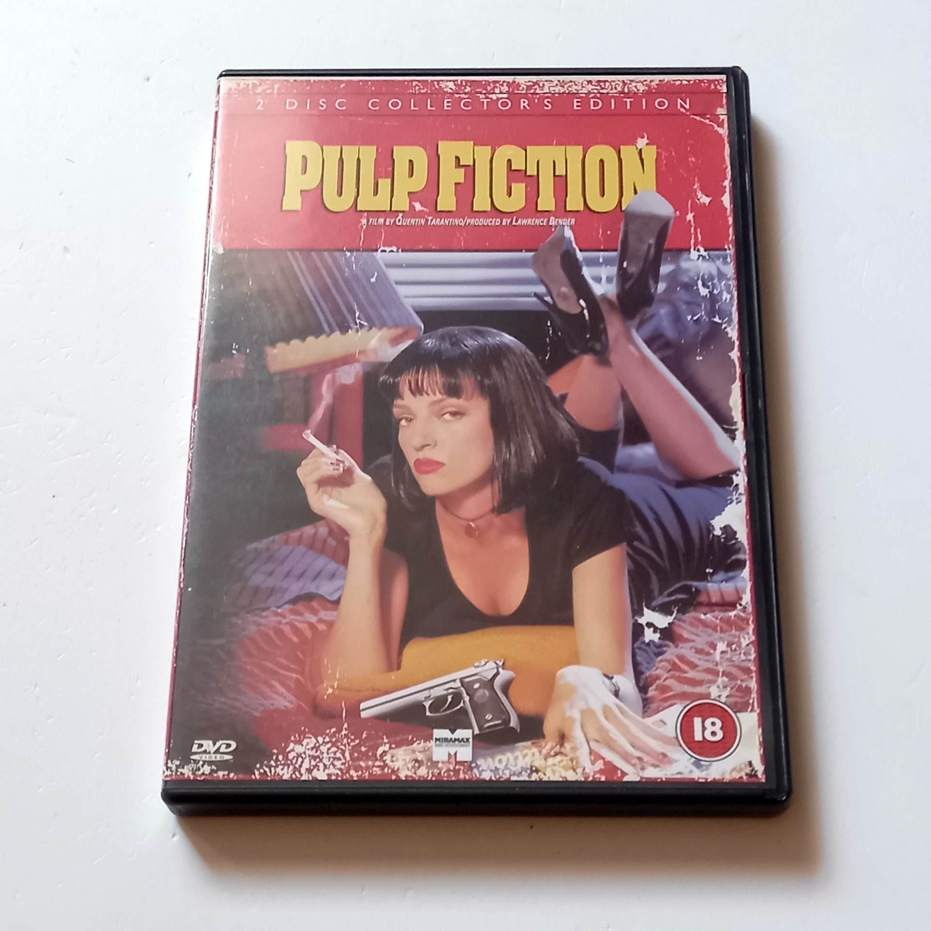 PULP FICTION - 2 DISC COLLECTOR'S EDITION - JOHN TRAVOLTA, SAMUEL L. JACKSON, UMA THURMAN -  YÖN.:QUENTIN TARANTINO - 2DVD 2. BÖLGE TÜRKÇE ALTYAZI YOKTUR 2.EL