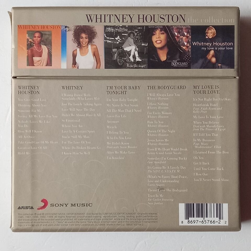 WHITNEY HOUSTON – THE COLLECTION (2010) - 5CD BOX SET REISSUE 2.EL