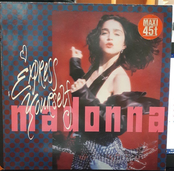 MADONNA - EXPRESS YOURSELF (1989) - 12'' MAXI SINGLE PLAK 2.EL