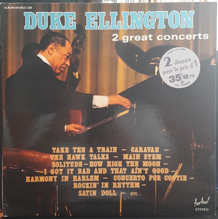 DUKE ELLINGTON - 2 GREAT CONCERTS - 2.EL 2PLAK