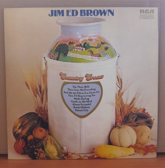 JIM ED BROWN - COUNTRY CREAM (1972) - LP 2.EL PLAK