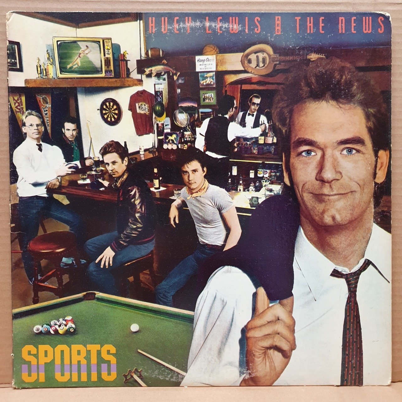 HUEY LEWIS AND THE NEWS - SPORTS (1983) - LP 2.EL PLAK
