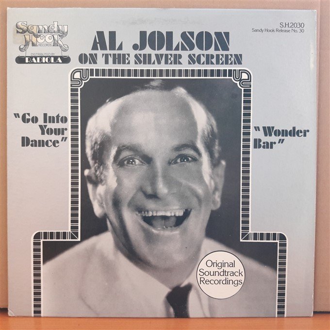 AL JOLSON - ON THE SILVER SCREEN (1980) - LP 2.EL PLAK