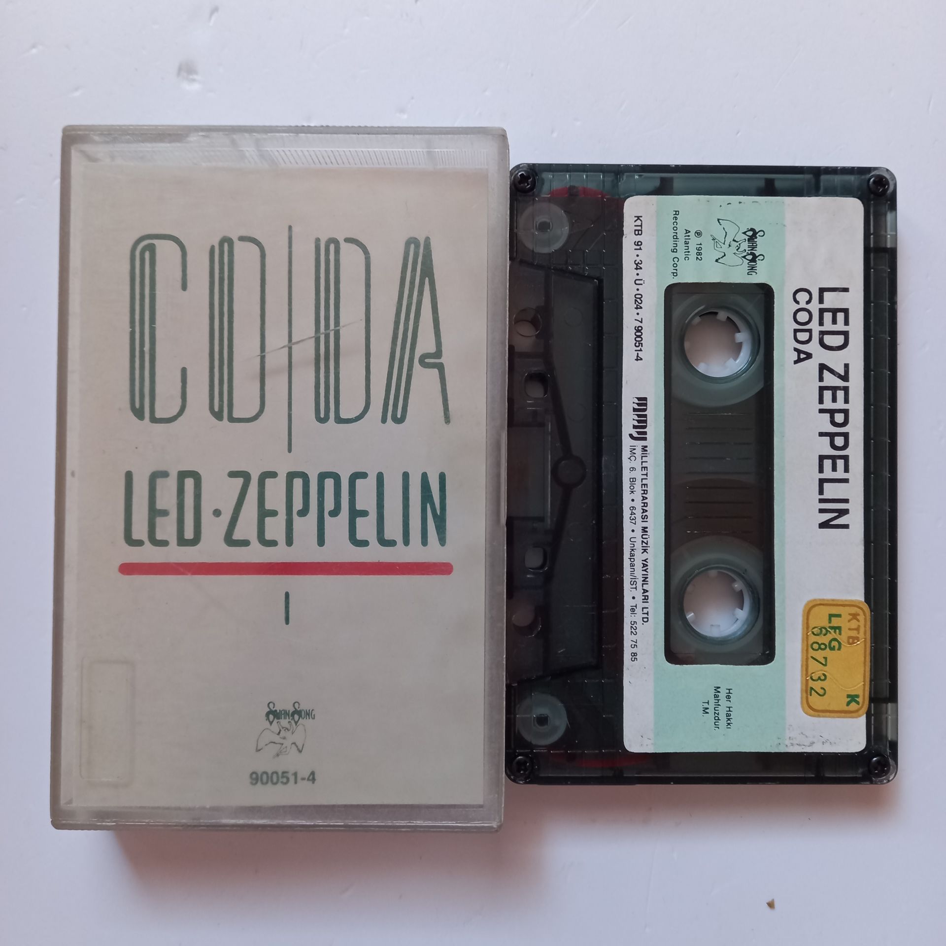 LED ZEPPELIN - CODA (1991) - KASET 2.EL