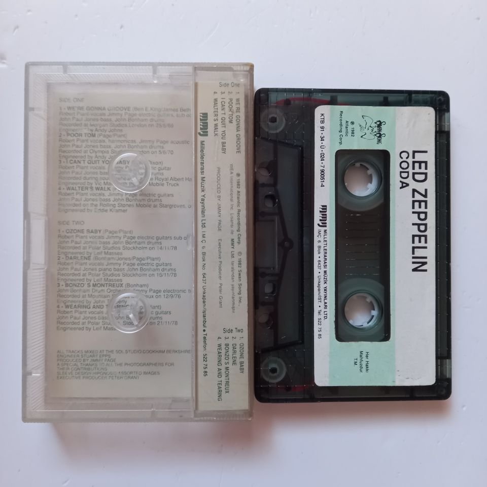 LED ZEPPELIN - CODA (1991) - KASET 2.EL