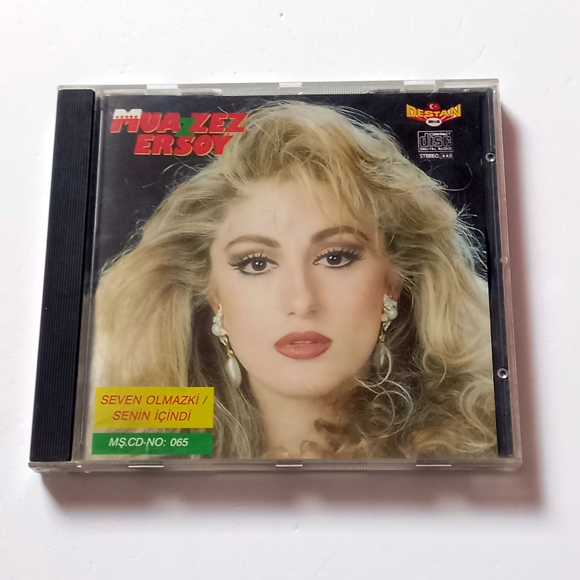 MUAZZEZ ERSOY - SEVEN OLMAZ Kİ / SENİN İÇİNDİ - CD DESTAN MÜZİK 2.EL