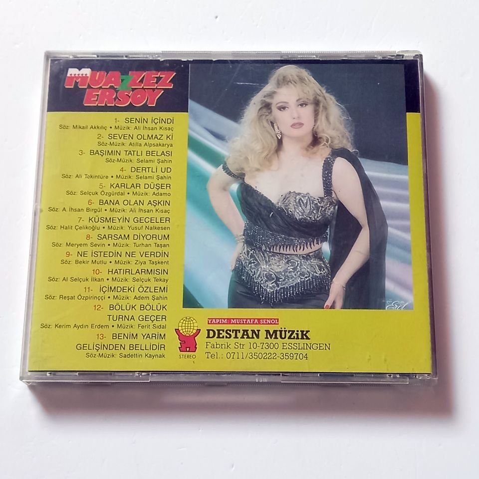 MUAZZEZ ERSOY - SEVEN OLMAZ Kİ / SENİN İÇİNDİ - CD DESTAN MÜZİK 2.EL