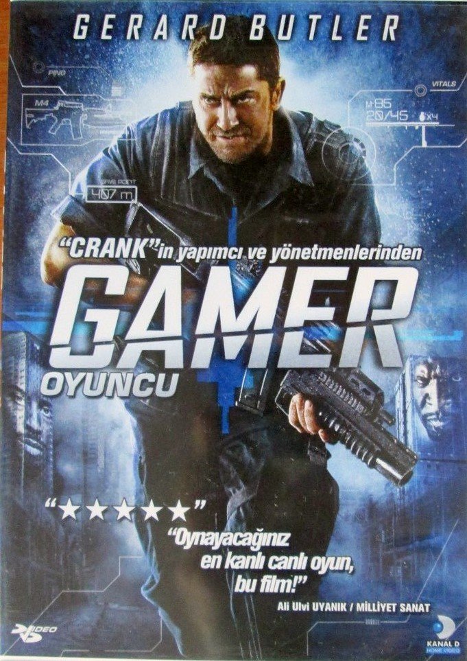 GAMER - OYUNCU - GERARD BUTLER - MICGAEL C. HALL - DVD 2.EL