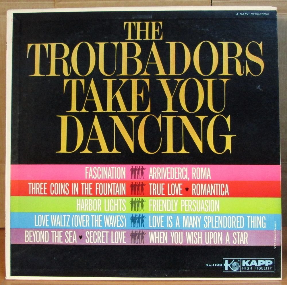 THE TROUBADORS TAKE YOU DANCING - LP 2.EL