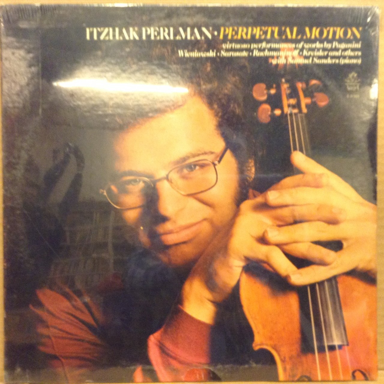 ITZHAK PERLMAN - PERPETUAL MOTION PAGANINI, WIENIAWSKI, SARASATE, KREISLER.. 1974 DÖNEM BASKISI SIFIR PLAK