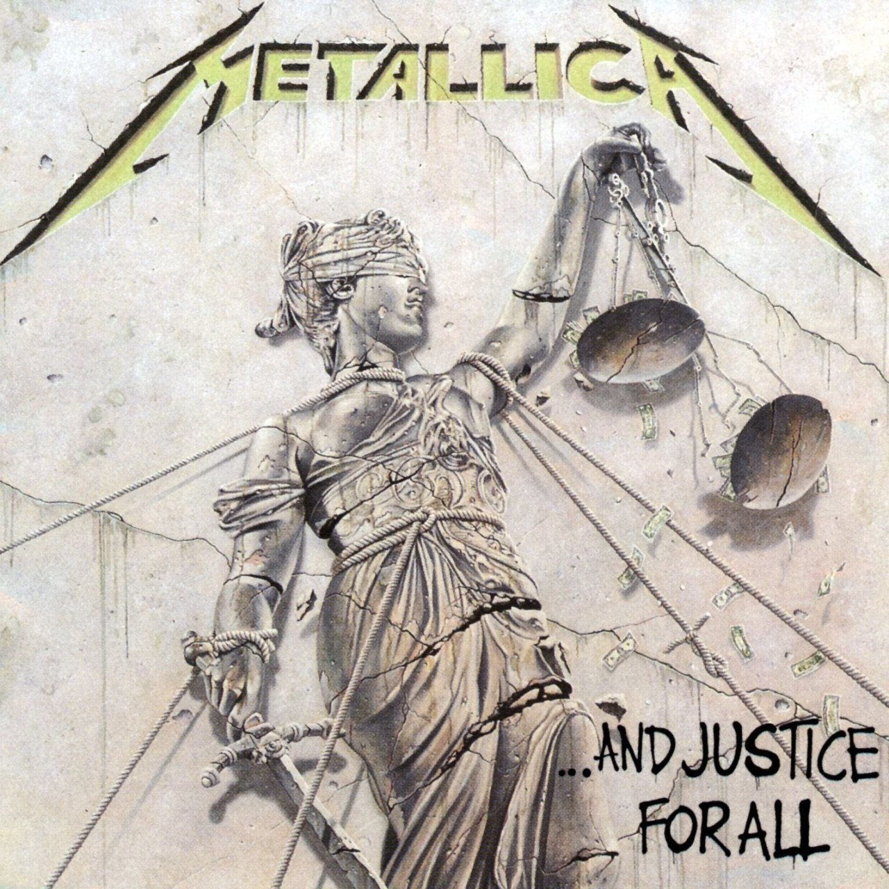METALLICA - AND JUSTICE FOR ALL (1988) - KAPAK KÖŞELERİ ÇOK HAFİF YORGUN 2LP REISSUE SIFIR PLAK