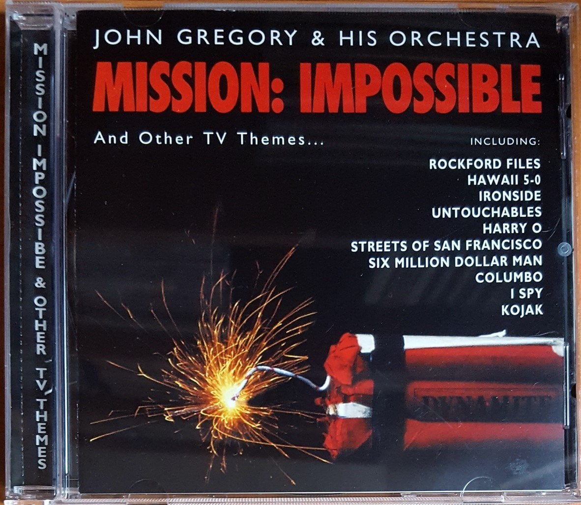 JOHN GREGORY & HIS ORCHESTRA - MISSION: IMPOSSIBLE AND OTHER TV THEMES / I SPY, KOJAK, IRONSIDE, COLUMBO, ROCKFORD FILES (1996) MERCURY CD 2.EL