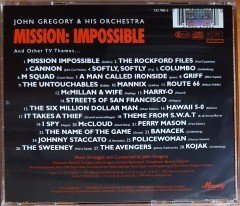 JOHN GREGORY & HIS ORCHESTRA - MISSION: IMPOSSIBLE AND OTHER TV THEMES / I SPY, KOJAK, IRONSIDE, COLUMBO, ROCKFORD FILES (1996) MERCURY CD 2.EL