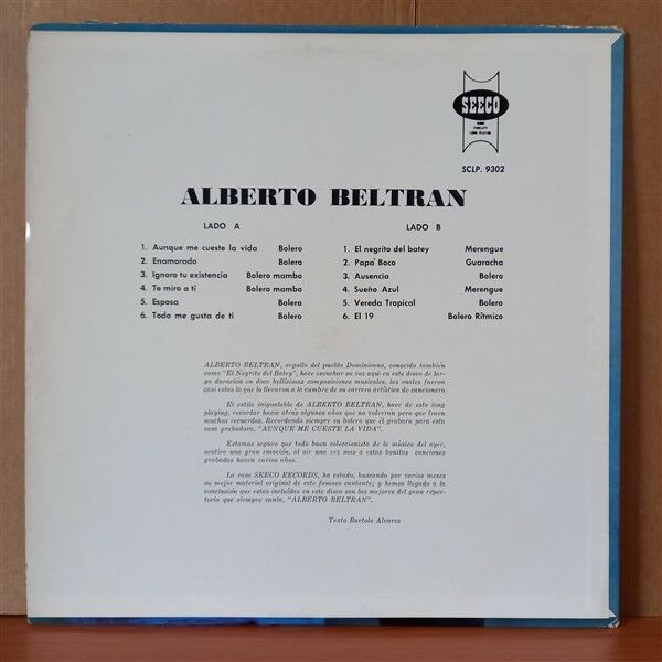 ALBERTO BELTRAN CON LA SONORA MATANCERA – CANTA SUS MEJORES EXITOS - LP 2.EL PLAK