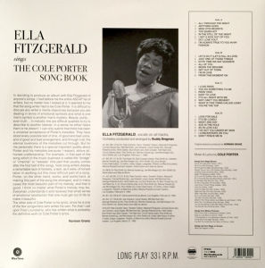 ELLA FITZGERALD - SINGS THE COLE PORTER SONGSBOOKS (1956) - 2LP 180GR GATEFOLD 2015 EDITION SIFIR PLAK