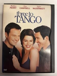 THREE TO TANGO - NEVE CAMPBELL - MATTHEW PERRY - SNAPCASE DVD 2.EL 1.BÖLGE TÜRKÇE ALTYAZI YOKTUR