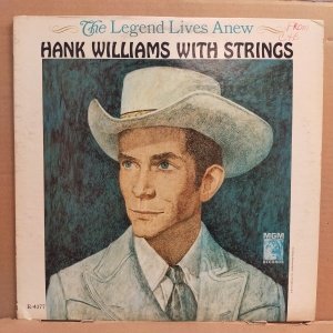 HANK WILLIAMS - LEGEND LIVES ANEW / WITH STRINGS (1966) - LP COMPILATION 2.EL PLAK