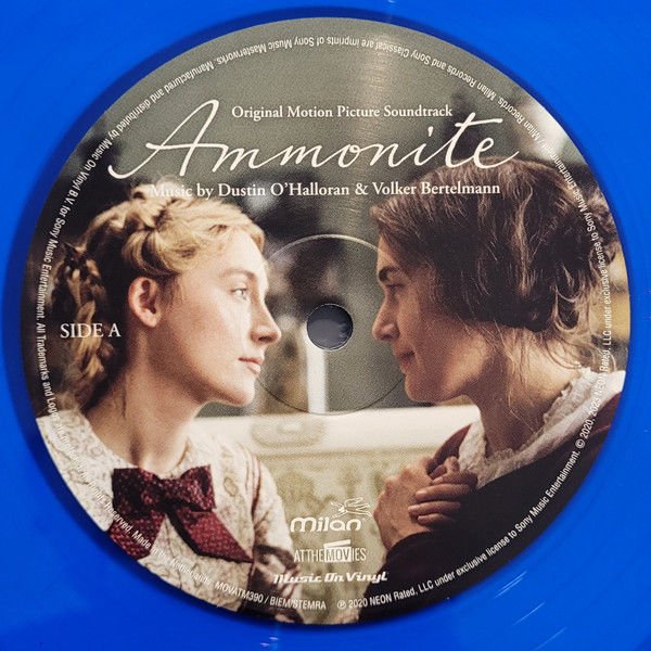 AMMONITE SOUNDTRACK - DUSTIN O'HALLORAN & VOLKER BERTELMANN - 2023 LIMITED EDITION COLORED LP SIFIR PLAK