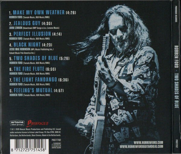 ROBBEN FORD – TWO SHADES OF BLUE (2026) - CD DIGIPAK AMBALAJINDA SIFIR