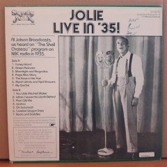 AL JOLSON - JOLIE LIVE IN '35! (1983) - LP 2.EL PLAK