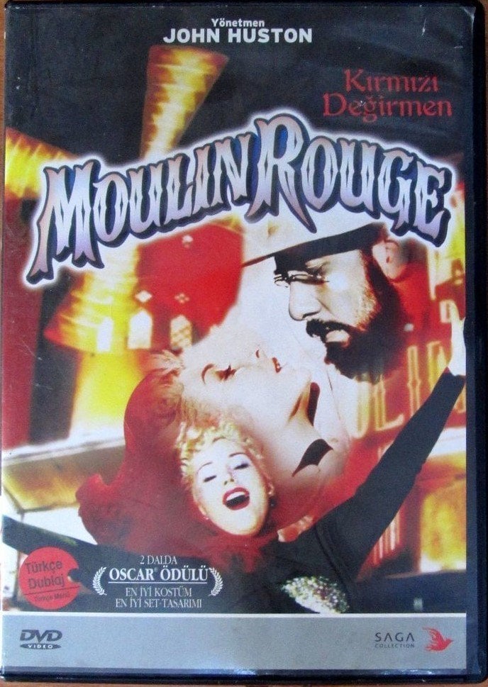 MOULIN ROUGE (1952) - KIRMIZI DEĞİRMEN - JOSE FERRER - JOHN HUSTON - DVD 2.EL