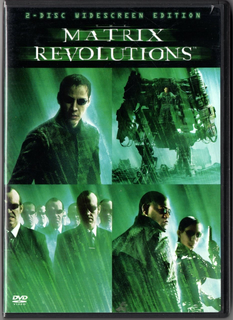 MATRIX REVOLUTIONS - KEANU REEVES - LAURENCE FISHBURNE - KARRIE-ANNE MOSS - WACHOWSKI BROTHERS - 2DVD 2.EL 1. BÖLGE