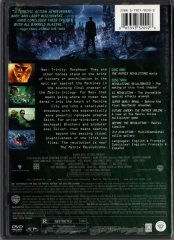 MATRIX REVOLUTIONS - KEANU REEVES - LAURENCE FISHBURNE - KARRIE-ANNE MOSS - WACHOWSKI BROTHERS - 2DVD 2.EL 1. BÖLGE