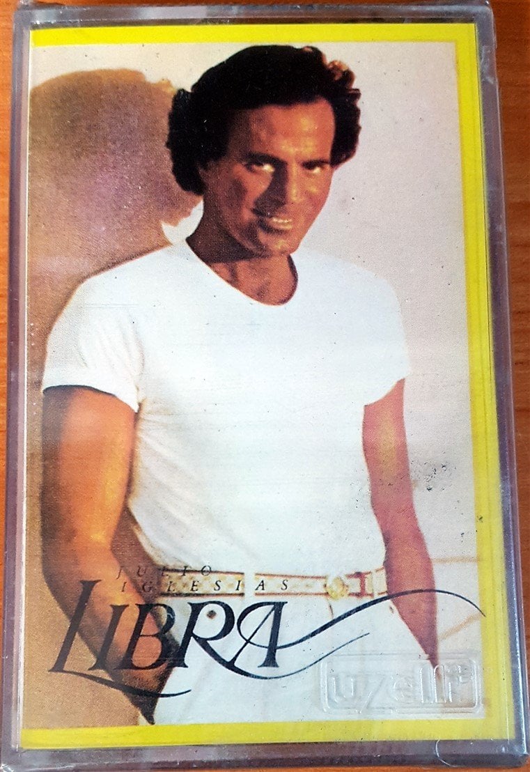 JULIO IGLESIAS - LIBRA (1987) UZELLI CASSETTE MADE IN TURKEY ''NEW'' PAPER LABEL