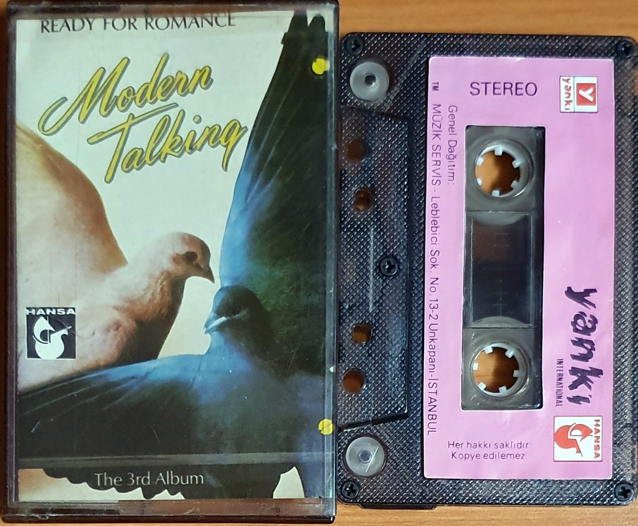 MODERN TALKING - READY FOR ROMANCE / THE 3RD ALBUM - KASET YANKI / HANSA 2.EL