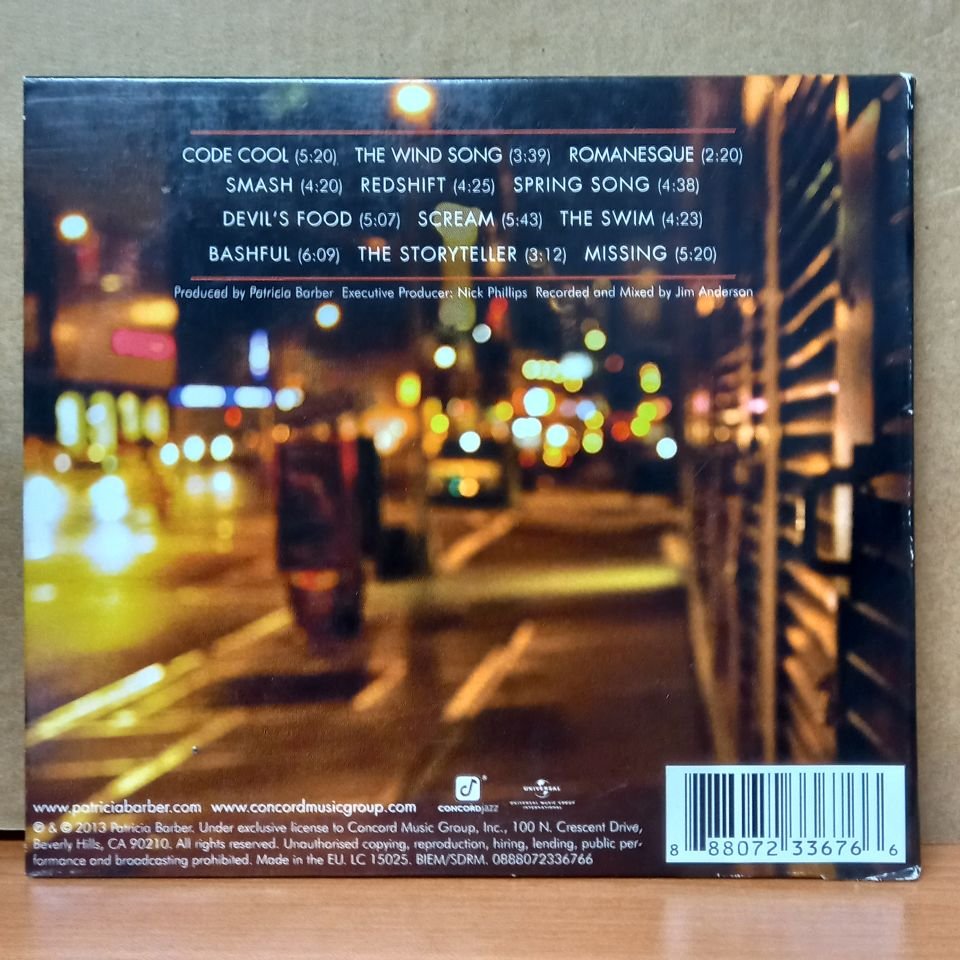 PATRICIA BARBER – SMASH (2013) - CD 2.EL
