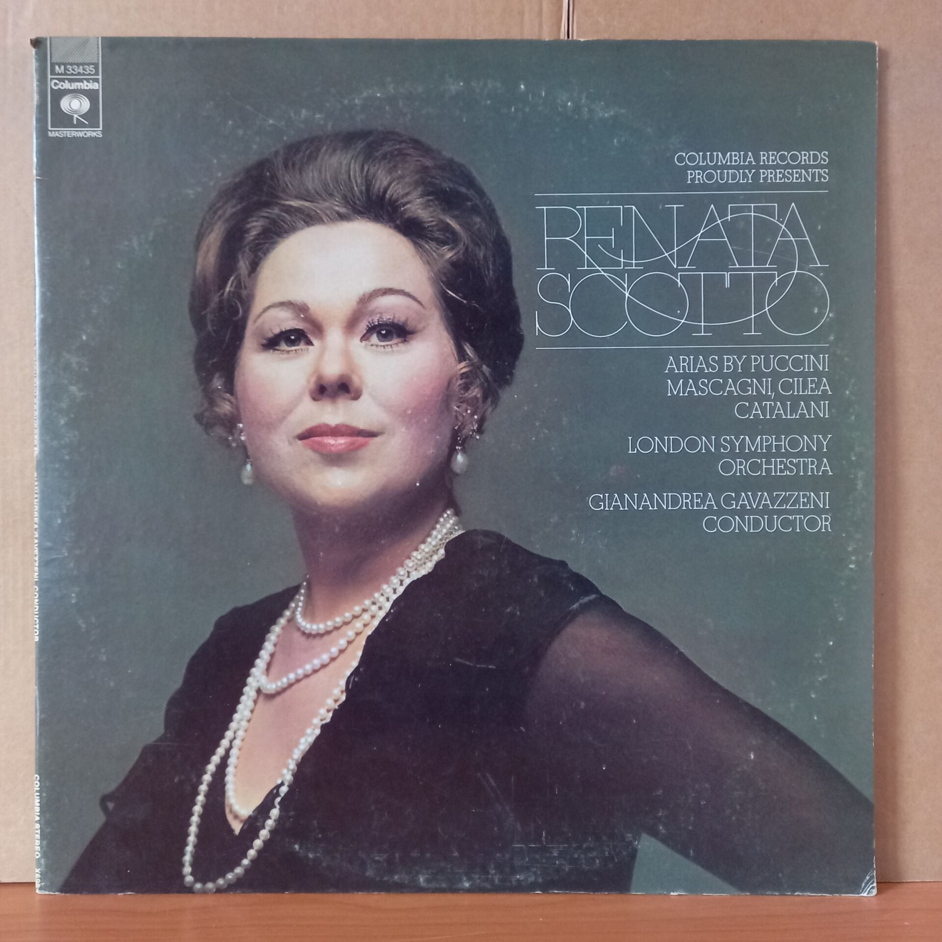 RENATA SCOTTO / ARIAS BY PUCCINI, MASCAGNI, CILEA, AND CATALANI / LONDON SYMPHONY ORCHESTRA, GIANANDREA GAVAZZENI (1975) - LP 2.EL PLAK